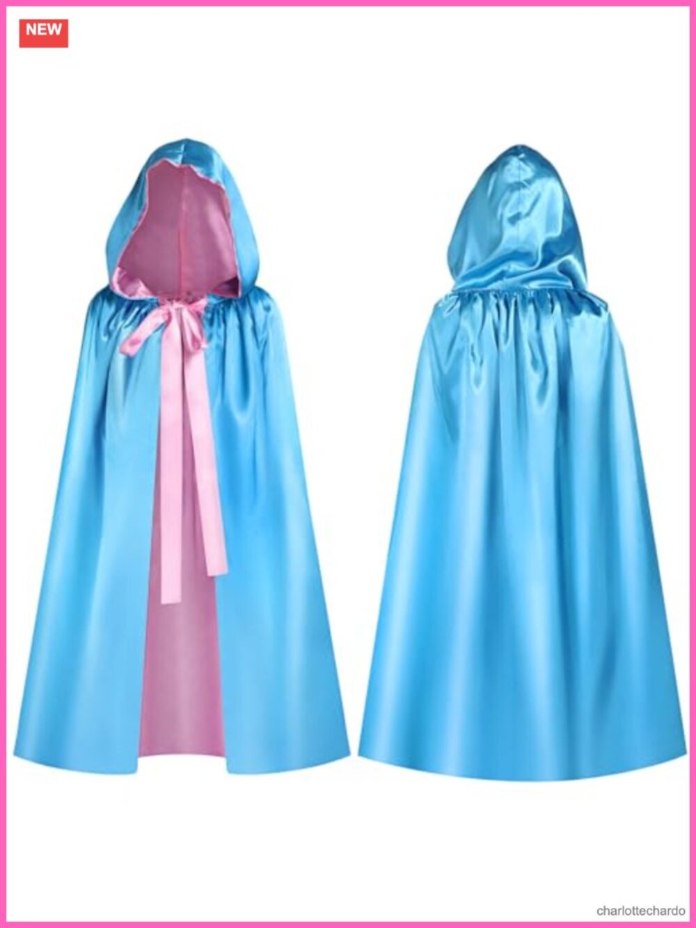 Hooded Cape Fairy Princess Costume Polyester Cosplay Cloak